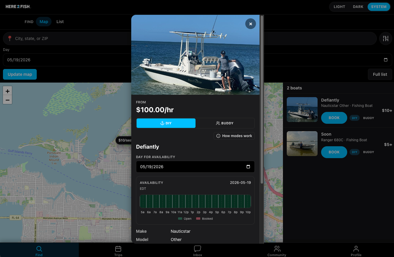 NauticStar 227 Defiantly on the water with anglers aboard